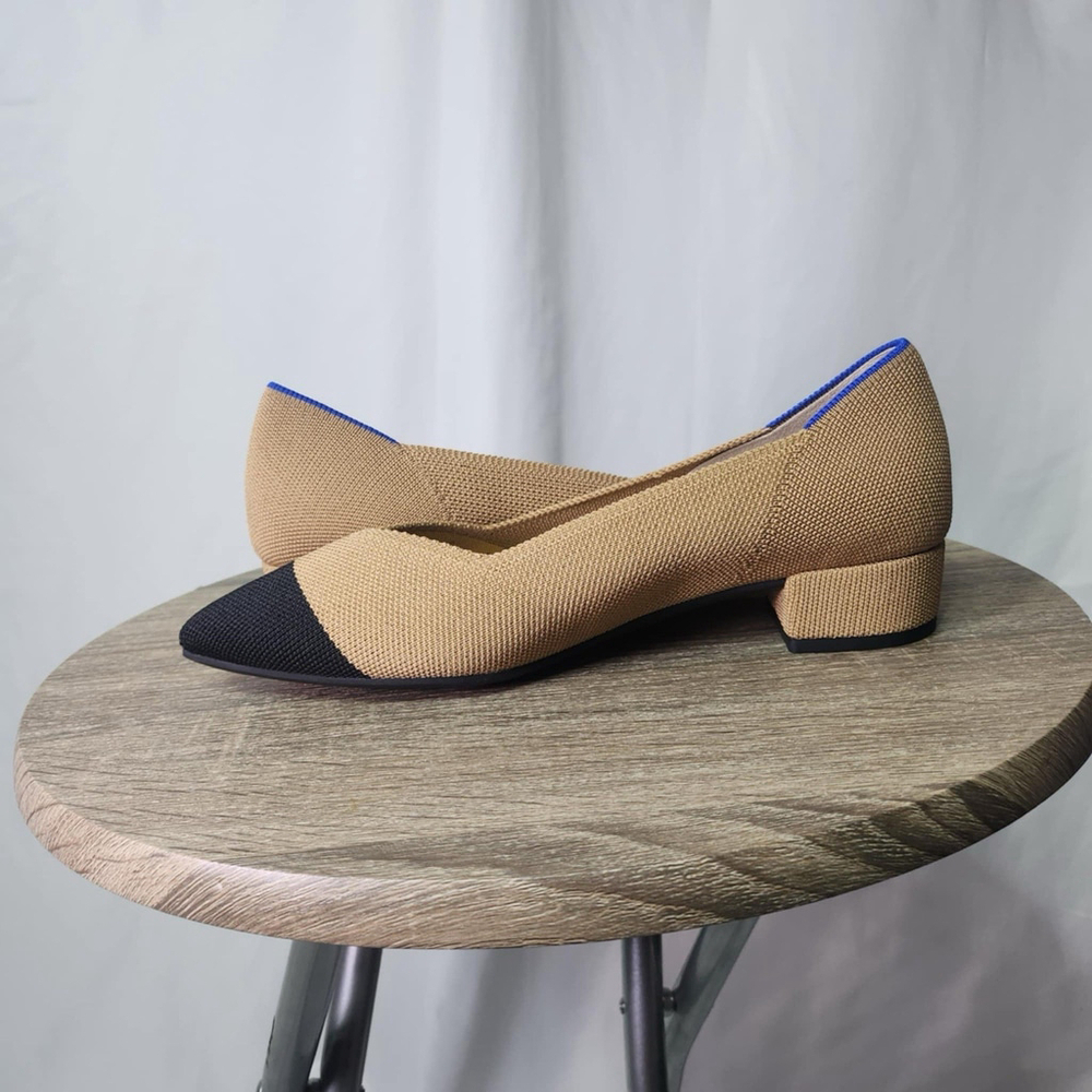 Rothy’s Women’s The High Point In Love Insole I’m Wren Captoe Shoes 8.5 Preppy - Picture 9 of 12
